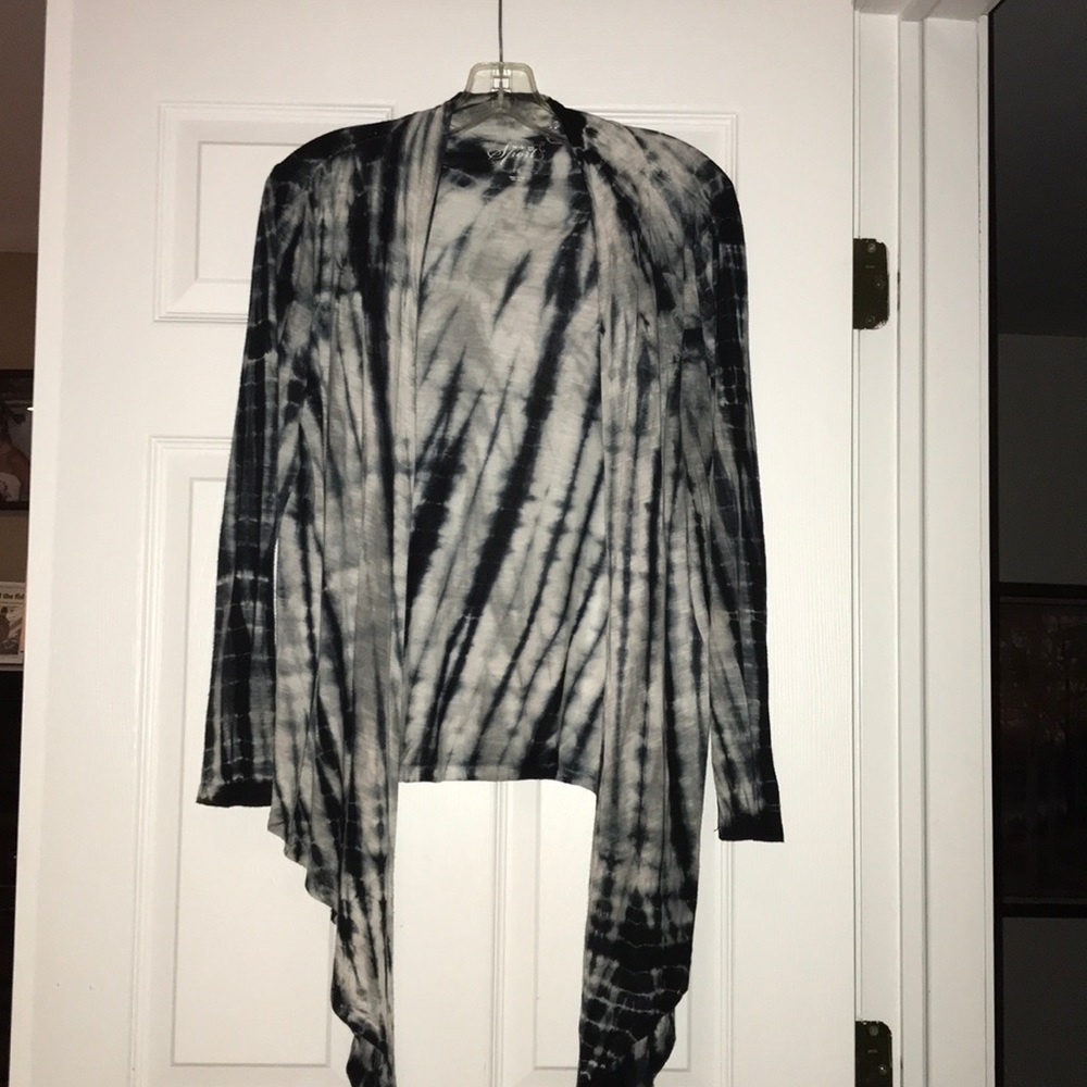 Tie dye cover up cardigan